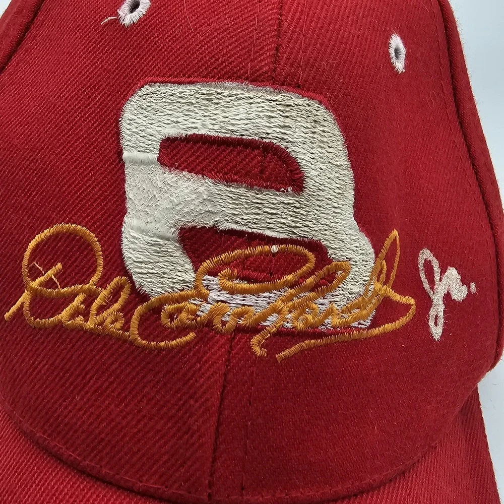Dale Earnhardt Jr #8 NASCAR GM Adjustable Hat Cap Red Embroidered Sports & Caps